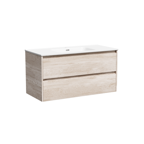 Тумба под раковину Sancos Libra LB100EG 100х50 подвесная цвет коричневый